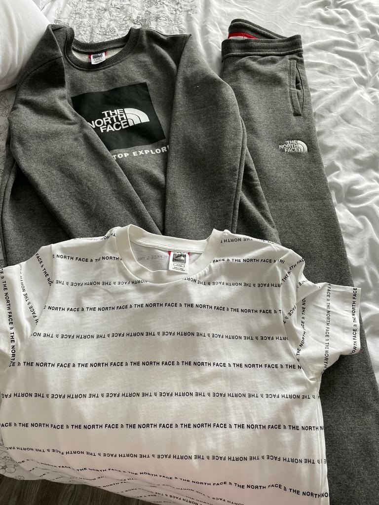 boys north face tracksuit